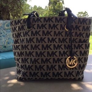 Michael Kors canvas tote